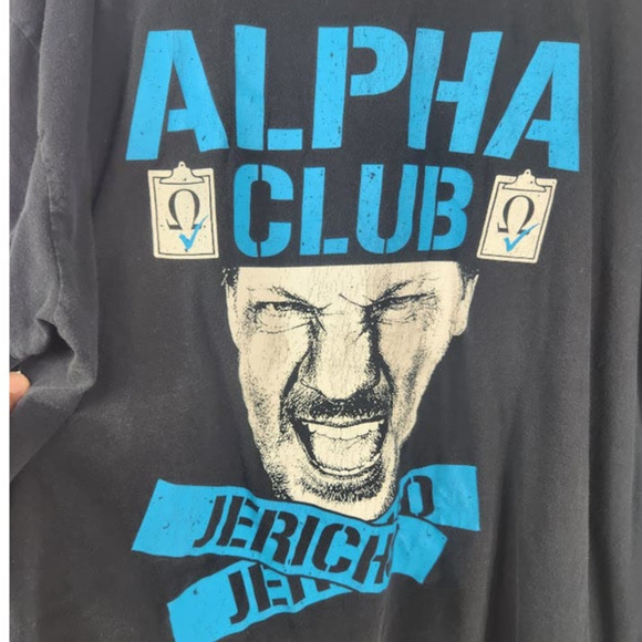 Chris Jericho Alpha Club 3XL Tee T-Shirt NJPW AEW WWE PWT - Picture 2 of 5